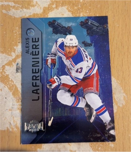 2023-24 SkyBox Metal Universe #080 Alexis Lafreniere — front