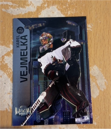 2023-24 Skybox Metal Universe #012 Karel Vejmelka — front