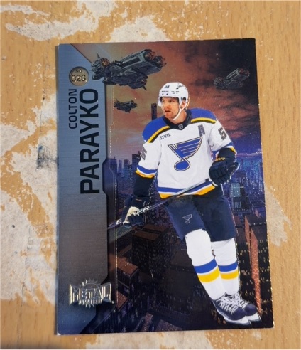 2023-24 Skybox Metal Universe #026 Colton Parayko — front