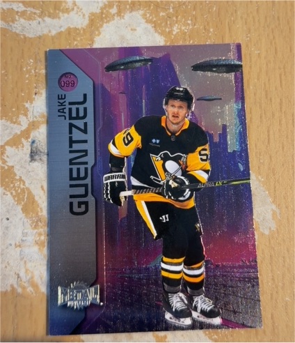 2023-24 SkyBox Metal Universe #099 Jake Guentzel — front