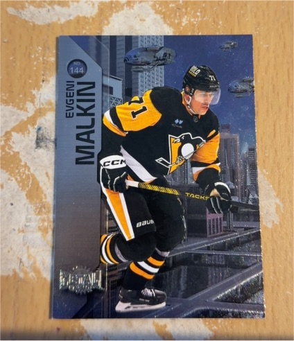 2023-24 SkyBox Metal Universe #144 Evgeni Malkin — front