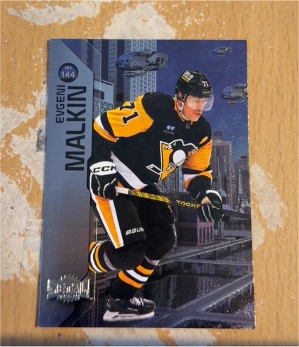 2023-24 SkyBox Metal Universe #144 Evgeni Malkin — front