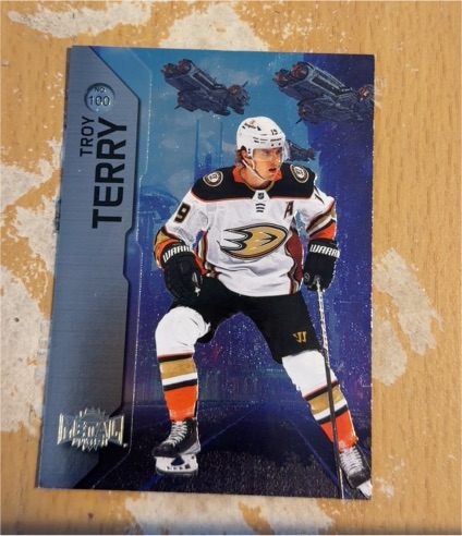 2023-24 Skybox Metal Universe #100 Troy Terry — front