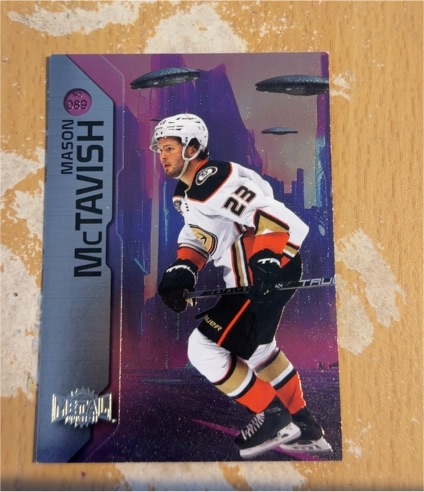 2023-24 Skybox Metal Universe #089 Mason McTavish — front