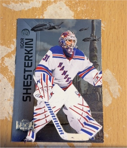 2023-24 SkyBox Metal Universe #112 Igor Shesterkin — front