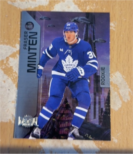 2023-24 Skybox Metal Universe #165 Fraser Minten Rookie — front