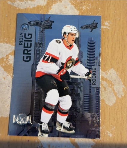 2023-24 SkyBox Metal Universe #162 Ridly Greig — front