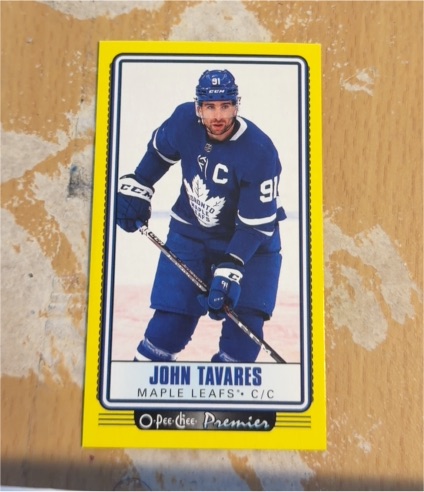 2021-22 O-Pee-Chee Premier #P-8 John Tavares — front
