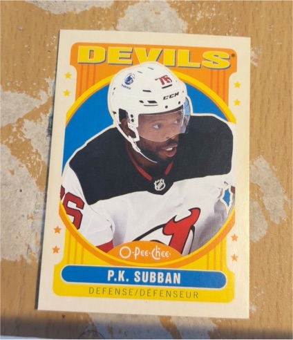 2021-22 O-Pee-Chee Retro #308 P.K. Subban — front