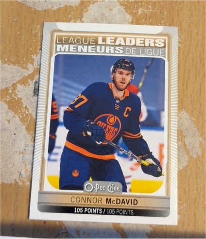 2021-22 O-Pee-Chee #584 Connor McDavid — front
