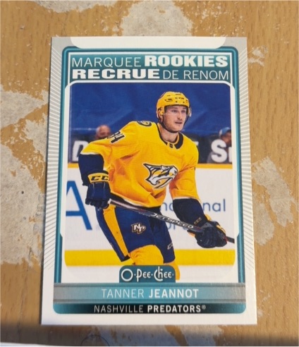 2021-22 O-Pee-Chee #502 Tanner Jeannot Marquee Rookies — front