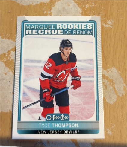 2021-22 O-Pee-Chee #522 Tyce Thompson Marquee Rookies — front