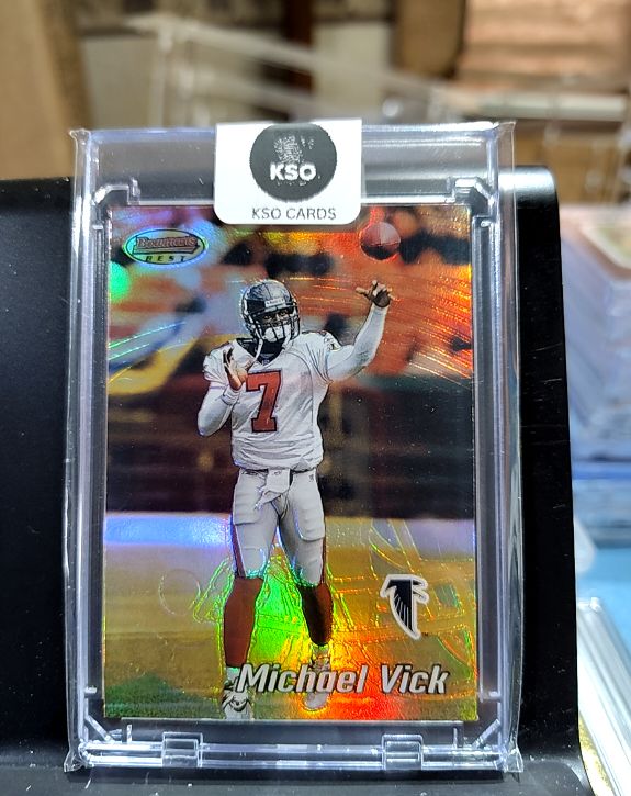 2002 Bowman's Best #57 Michael Vick — front