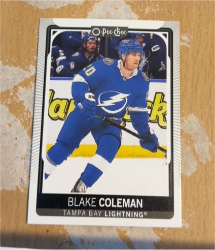 2021-22 O-Pee-Chee #136 Blake Coleman — front