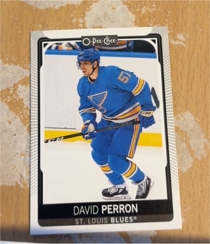 2021-22 O-Pee-Chee #372 David Perron — front