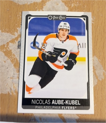 2021-22 O-Pee-Chee #380 Nicolas Aube-Kubel — front