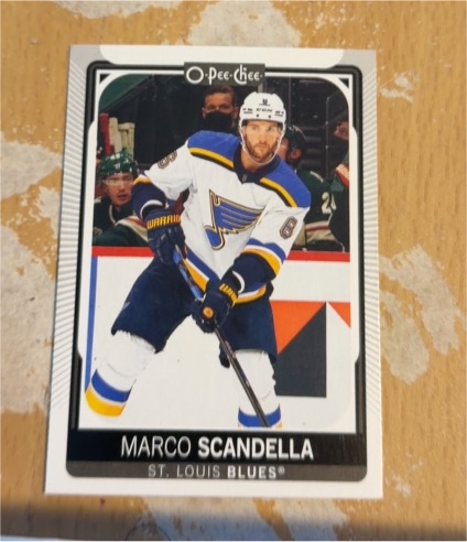 2021-22 O-Pee-Chee #388 Marco Scandella — front