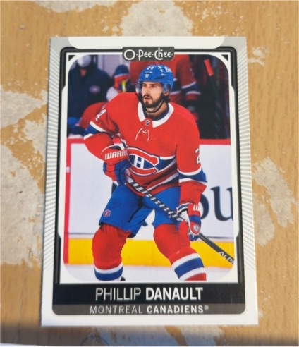 2021-22 O-Pee-Chee #392 Phillip Danault Montreal Canadiens — front