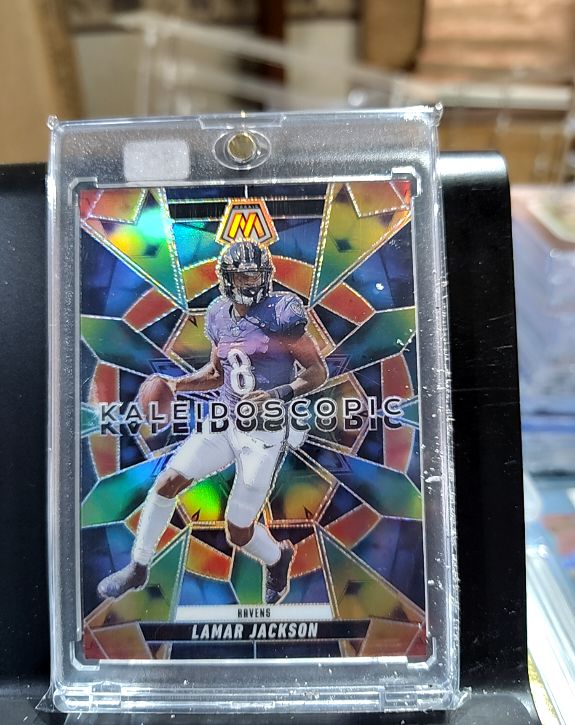 2025 Panini Mosaic Kaleidoscopic #7 Lamar Jackson — front
