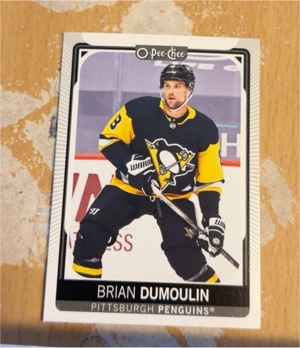 2021-22 O-Pee-Chee #435 Brian Dumoulin Pittsburgh Penguins — front