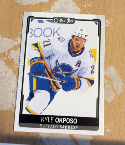 2021-22 O-Pee-Chee #455 Kyle Okposo — front