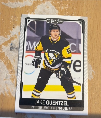 2021-22 O-Pee-Chee #21 Jake Guentzel — front