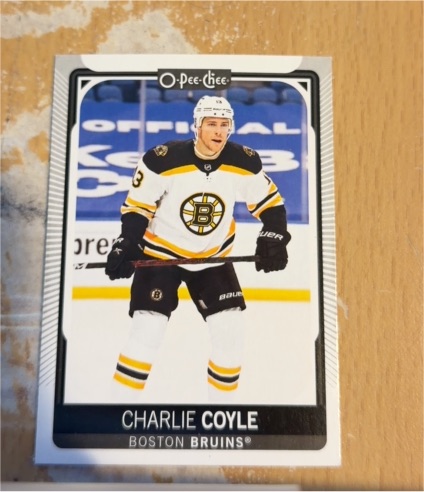 2021-22 O-Pee-Chee #53 Charlie Coyle — front