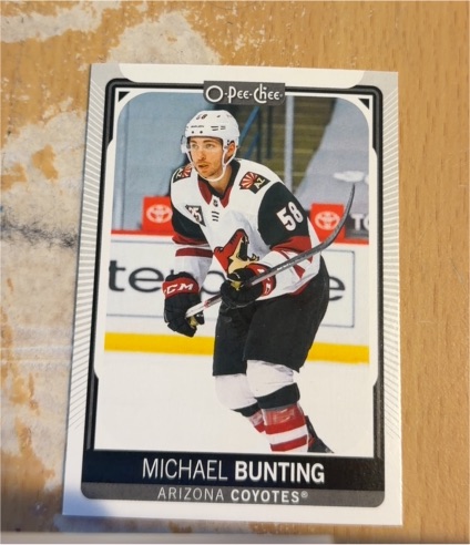 2021-22 O-Pee-Chee #60 Michael Bunting — front
