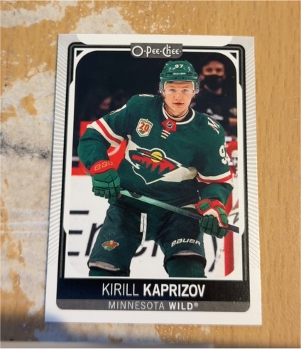 2021-22 O-Pee-Chee #4 Kirill Kaprizov Minnesota Wild — front