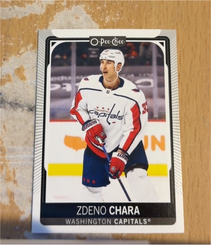 2021-22 O-Pee-Chee #238 Zdeno Chara — front