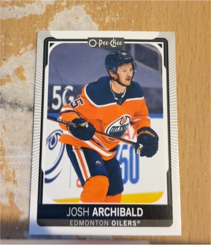 2021-22 O-Pee-Chee #246 Josh Archibald — front