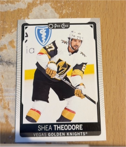 2021-22 O-Pee-Chee #291 Shea Theodore Vegas Golden Knights — front