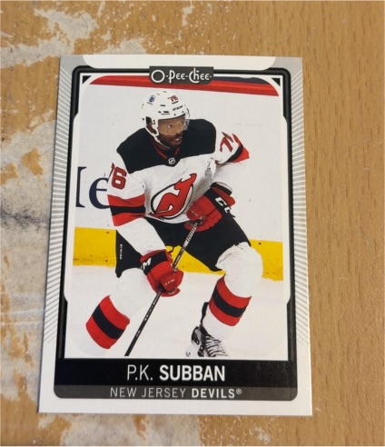 2021-22 O-Pee-Chee #308 P.K. Subban — front