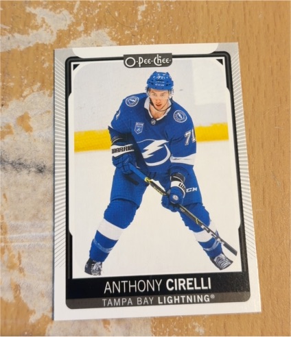 2021-22 O-Pee-Chee #317 Anthony Cirelli — front
