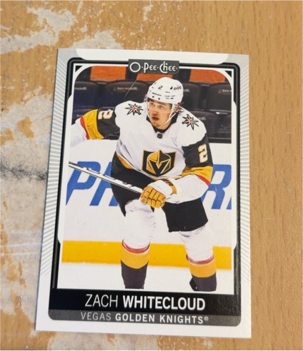 2021-22 O-Pee-Chee #320 Zach Whitecloud Vegas Golden Knights — front