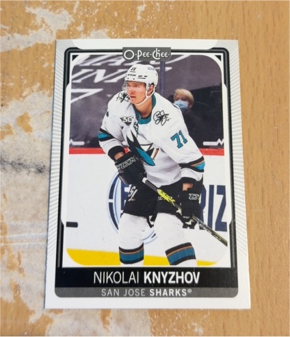 2021-22 O-Pee-Chee #334 Nikolai Knyzhov — front