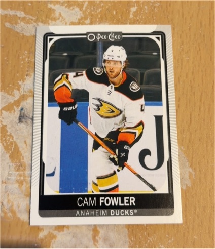 2021-22 O-Pee-Chee #80 Cam Fowler Anaheim Ducks — front