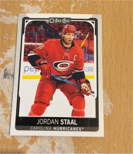 2021-22 O-Pee-Chee #81 Jordan Staal — front