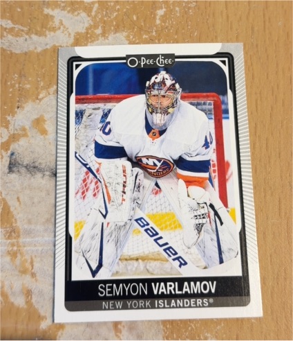 2021-22 O-Pee-Chee #122 Semyon Varlamov — front