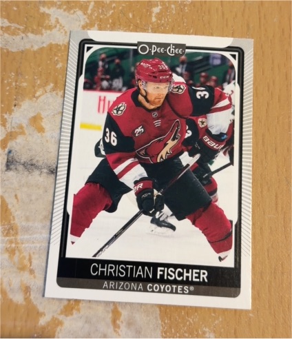2021-22 O-Pee-Chee #307 Christian Fischer — front