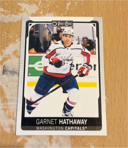 2021-22 O-Pee-Chee #377 Garnet Hathaway — front