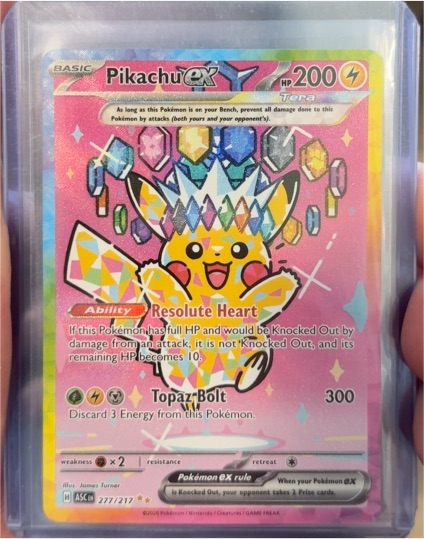 2022 Pokémon #277 Pikachu ex — front