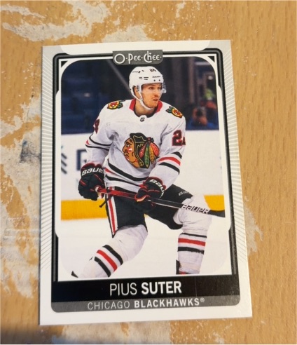 2021-22 O-Pee-Chee #159 Pius Suter — front