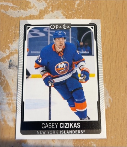 2021-22 O-Pee-Chee #162 Casey Cizikas — front