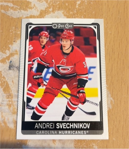 2021-22 O-Pee-Chee #125 Andrei Svechnikov — front