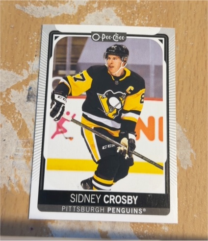 2021-22 O-Pee-Chee #418 Sidney Crosby — front