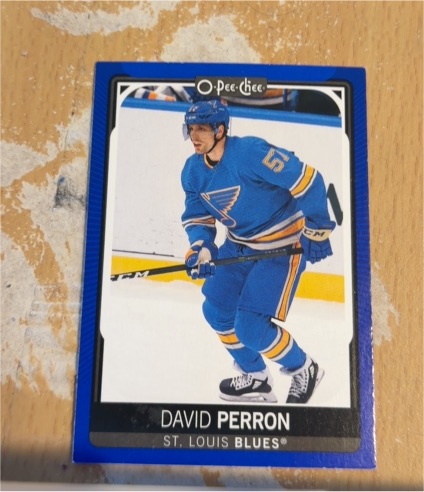 2021-22 O-Pee-Chee #372 David Perron — front