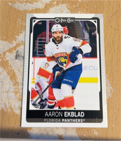 2021-22 O-Pee-Chee #57 Aaron Ekblad — front