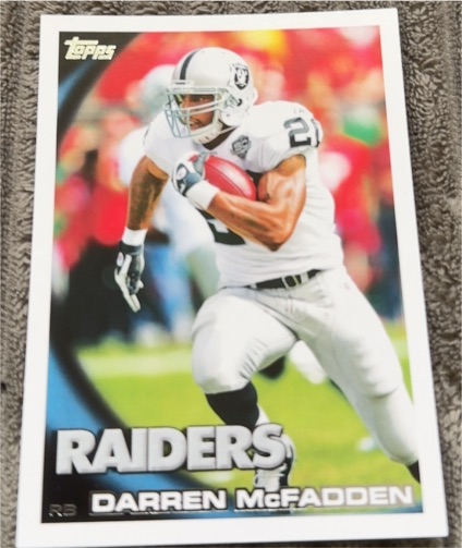 2010 Topps #358 Darren McFadden — front