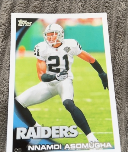 2010 Topps #193 Nnamdi Asomugha — front
